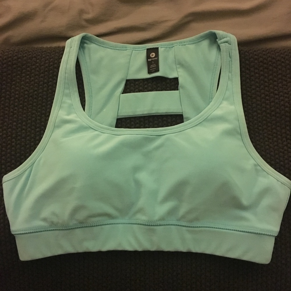 Teal Yoga Bra